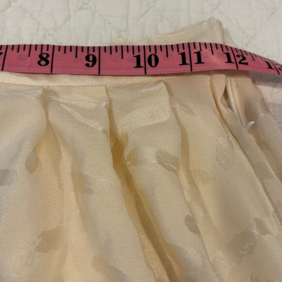 VTG UMI COLLECTIONS BY ANNE GRIMINS Maxi Pencil Skirt Cream Sz6 Disco 70s 80s - Picture 6 of 7